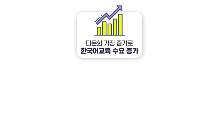 다문화 가정 증가로 한국어교육 수요 증가